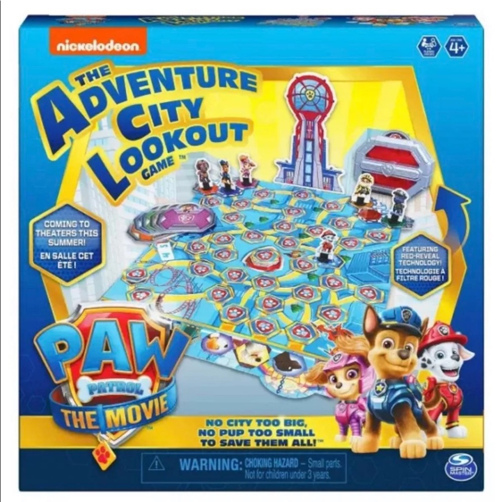 PAW Patrol The Movie  Adventure City Lookout Game